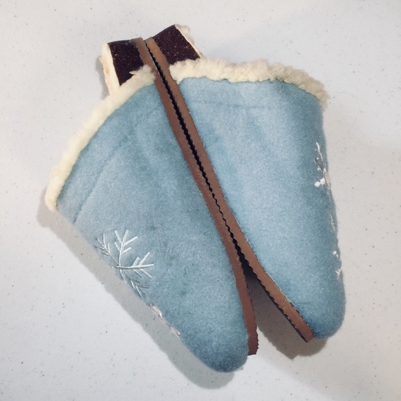 ▫️Land’ End Felt Snowflake Slip-On/Scuff Slippers | Size 6 - Picture 8 of 13
